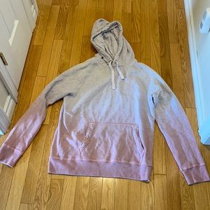 Hollister  men’s hoodie ombré size medium.